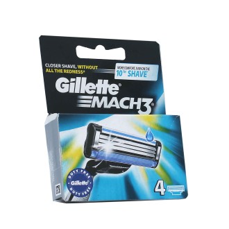 Gillette Mach3 náhradní břity 4 ks pro muže