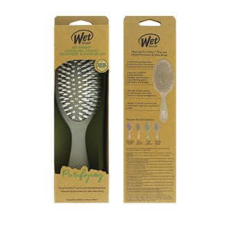 Wet Brush Go Green Treatment & Shine Brush kartáč na vlasy Charcoal