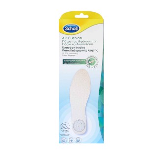 Scholl Air Cushion Everyday Insoles vložky s airflow latexovou pěnou 1 pár