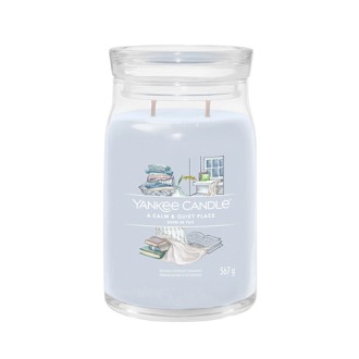 Yankee Candle A Calm & Quiet Place signature svíčka velká 567 g