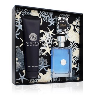 Versace Pour Homme dárková sada pro muže toaletní voda 100 ml + sprchový gel 150 ml + toaletní voda 5 ml