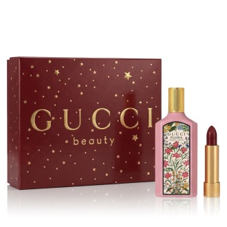 Gucci Flora Gorgeous Gardenia EDP 50 ml + rtěnka 509 Rouge De Beauté Brillant 1,8 g W