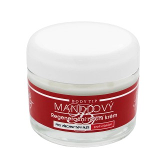 Vivaco Body Tip pleťový noční krém s mandlovým olejem 50 ml